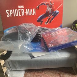 PS4 Slim 1TB Spider-Man Bundle – Open Box Complete, Like New w/ Game & Accessories 