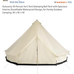 Outsunny 16ft  10 person yurt