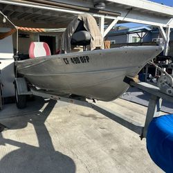 Aluminum Valco 14ft …Nissan 15hp 4 Stroke