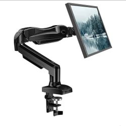 HUANUO Single Monitor Mount, 13 to 32" Gas Monitor Arm, Fits 4.4 to 19.8lbs LCD Computer Monitors