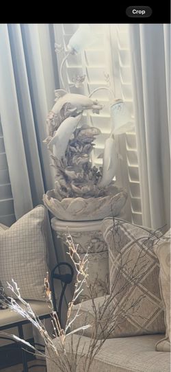 2 pièces fountain lamp