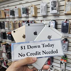 Apple iPhone 6s Unlocked -PAYMENTS AVAILABLE-$1 Down Today 