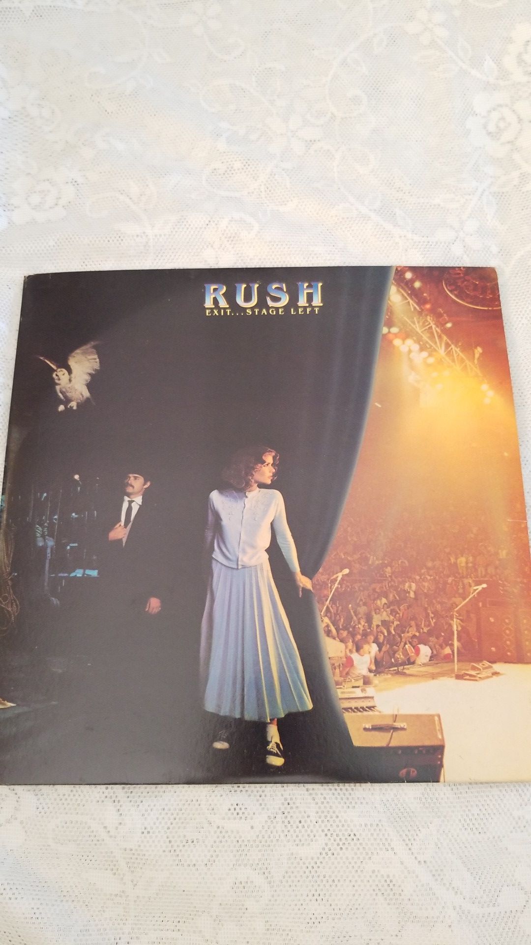 RUSH EXIT... STAGE LEFT VINYL LP RECORD ALBUM