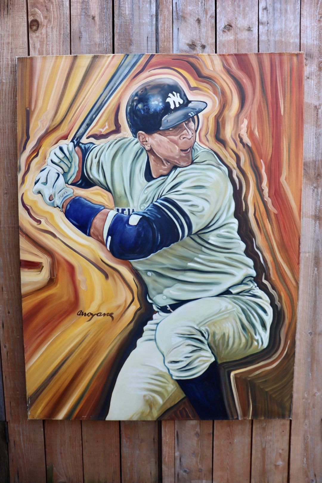 #13 Alex Rodrigez Yankees Art Painting for Sale in Los Angeles, CA - OfferUp