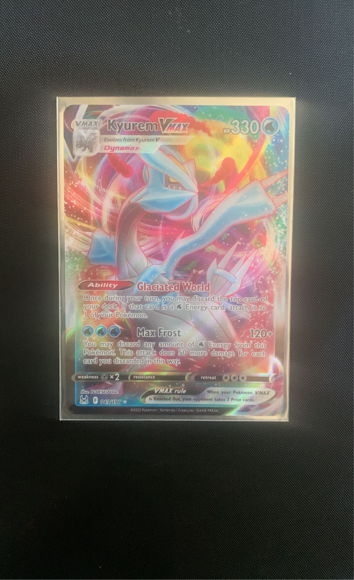 Kyurem VMAX - SWSH11: Lost Origin (SWSH11) Pokemon Card Single