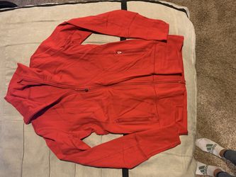 Womens Lulu Lemon Red Jacket Size 6