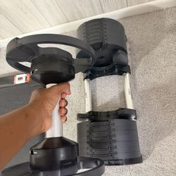 SMRTFT Nuobell Adjustable Dumbbells (PAIR) + Cradle – Like New