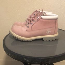 Pink Timberland   7.5- 8