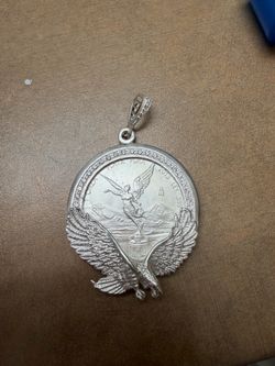 Centenario silver pendant