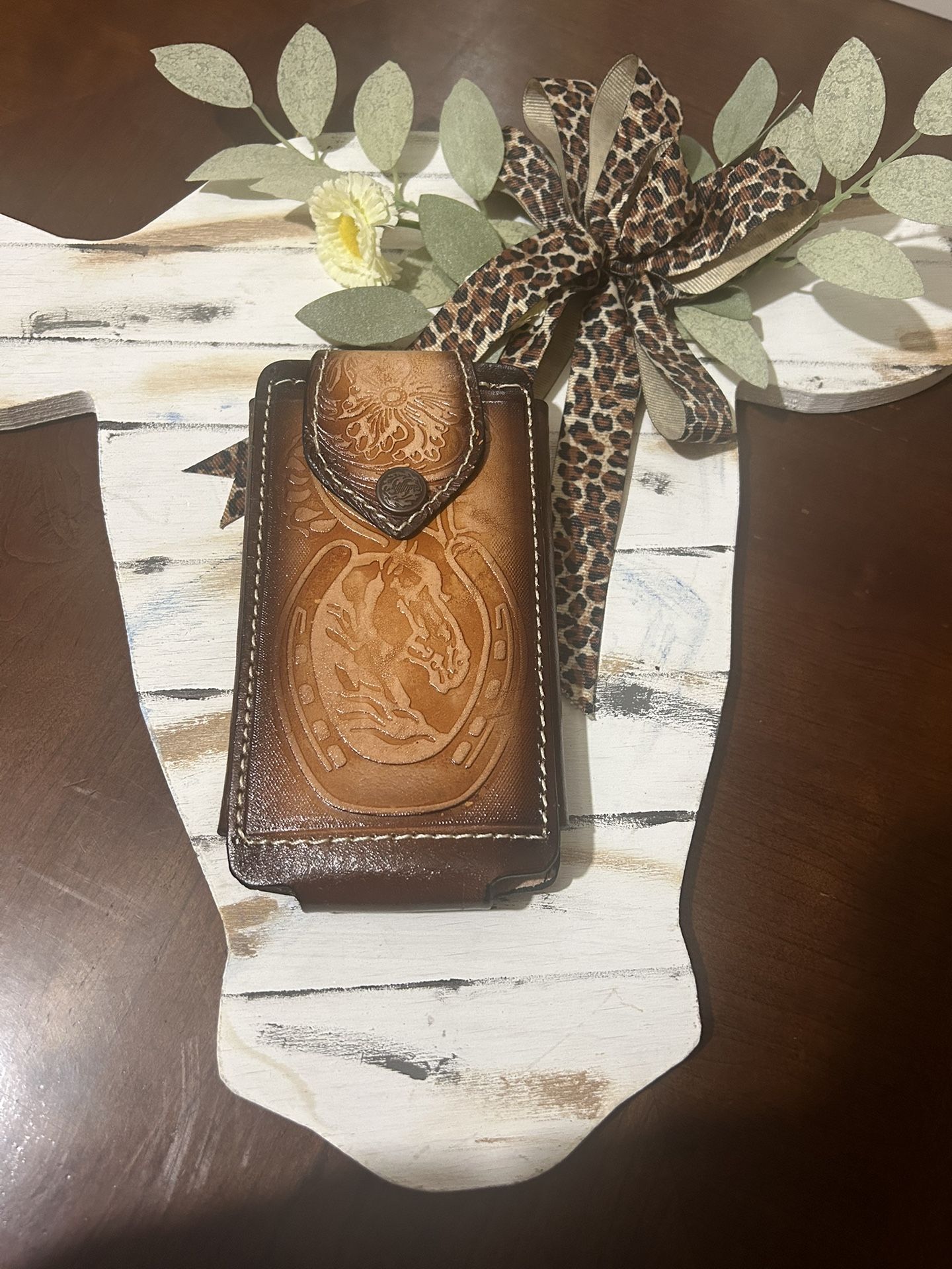 Funda Vaquera De Piel Para Celula