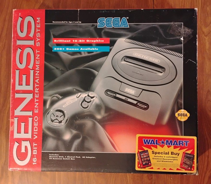 1980's  Sega Genesis console with Original  box