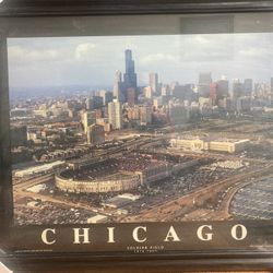 Old Soldier Field Framed Poster