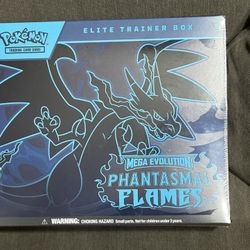 Pokémon Mega Evolution Phantasmal Flames ETB Elite Trainer Box Factory Sealed