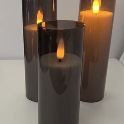 Decorative Flameless Candles, Battery Operated