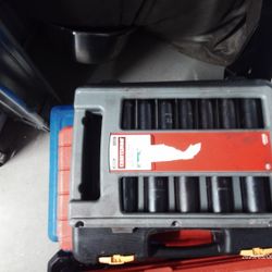 Craftsman Vintage Metric 1/2" Drive Impact Deep Socket Set