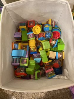 Bin full Of Baby Letter Blocks