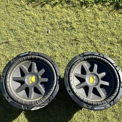 Kicker 10C104 10” Subwoofers Used