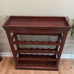 Mahogany Wine Rack