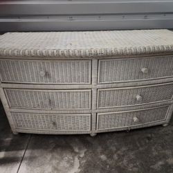 Wicker Bedroom Set
