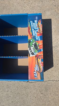 Hot Wheels cardboard display rack