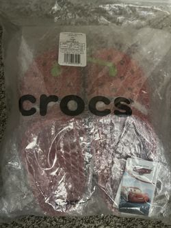 Lightning McQueen Crocs Size 9mens