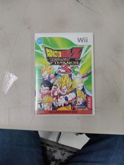 Dragonball Z. Budokai Tenkaichi 3 Nintendo Wii Game