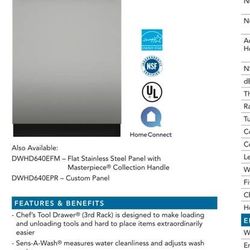 Brand New Thermador Dishwasher $850