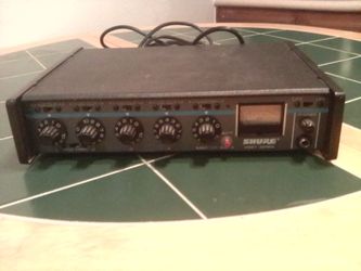 Shure microphone mixer