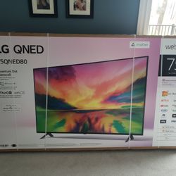 75" LG QNED 4K 120 Hz Smart TV 