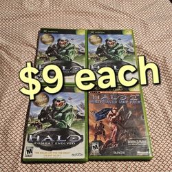 Original Xbox Halo, Halo 2 Multi-player Pack $9 Each 