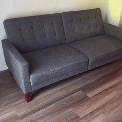 Gray Futon Couch 