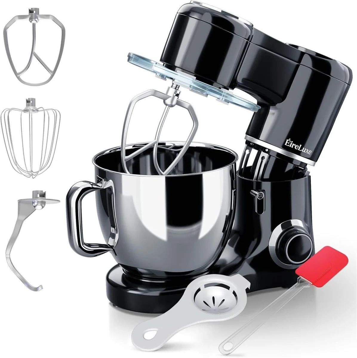 Stand Mixer 6.8Qt. 6-Speed 660W Tilt-Head Kitchen Electric Food Mixer