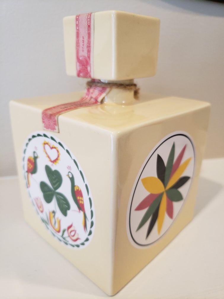 Vintage Michter's Whiskey Hex Bottle Cork Top