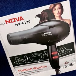 Nova Professional Hair Dryer 1800W – New