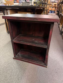 Solid wood 2 shelf  cabinet