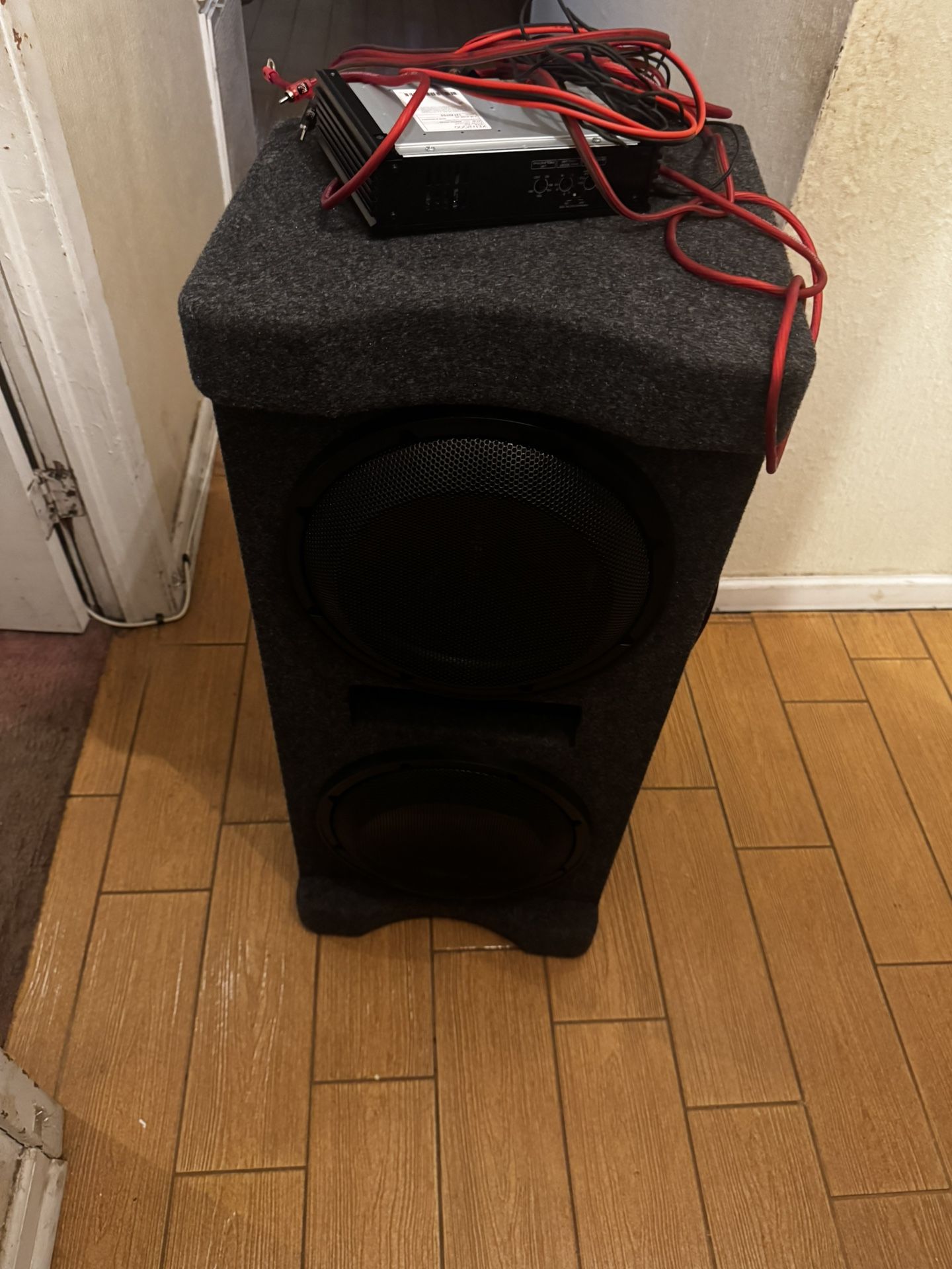 2 12” Subwoofers with amp