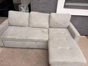 Small Grey Sectional W/ Storage