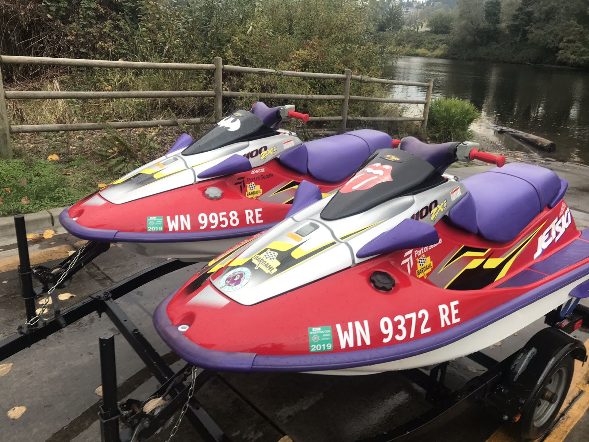 Kawasaki 1100 Jet Skis Trailer Included for Sale in Mountlake Terrace