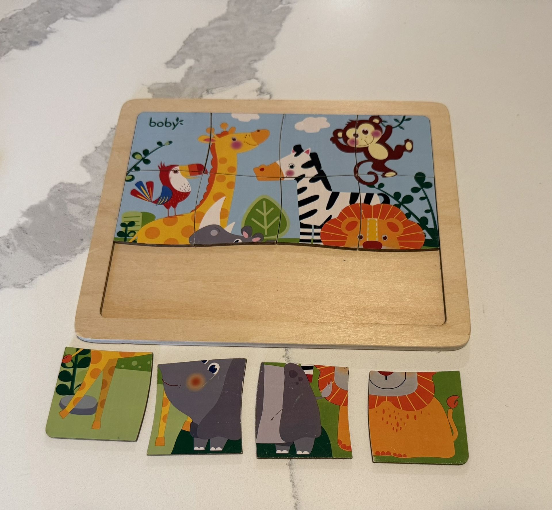 Wooden Puzzle - Safari 