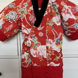 Quilted Japanese Kimono Jacket 5T