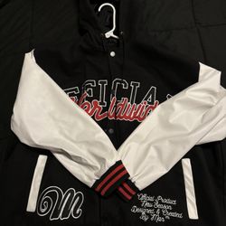 Oversized Varsity Jacket Hoodie
