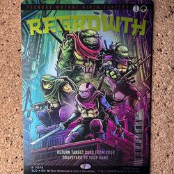 Foil Regrowth TMNT Secret Lair | Teenage Mutant Ninja Turtles MTG | NM