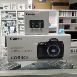Canon EOS 90D With 50mm F1.8 Lens