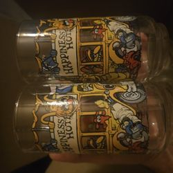Vintage Mcdonalds Glass Cups
