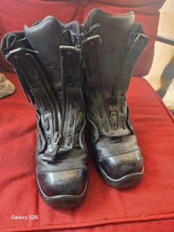 HAIX Firefighter Boots Size 10M, NFPA Certified, Front Zip, $275 OBO