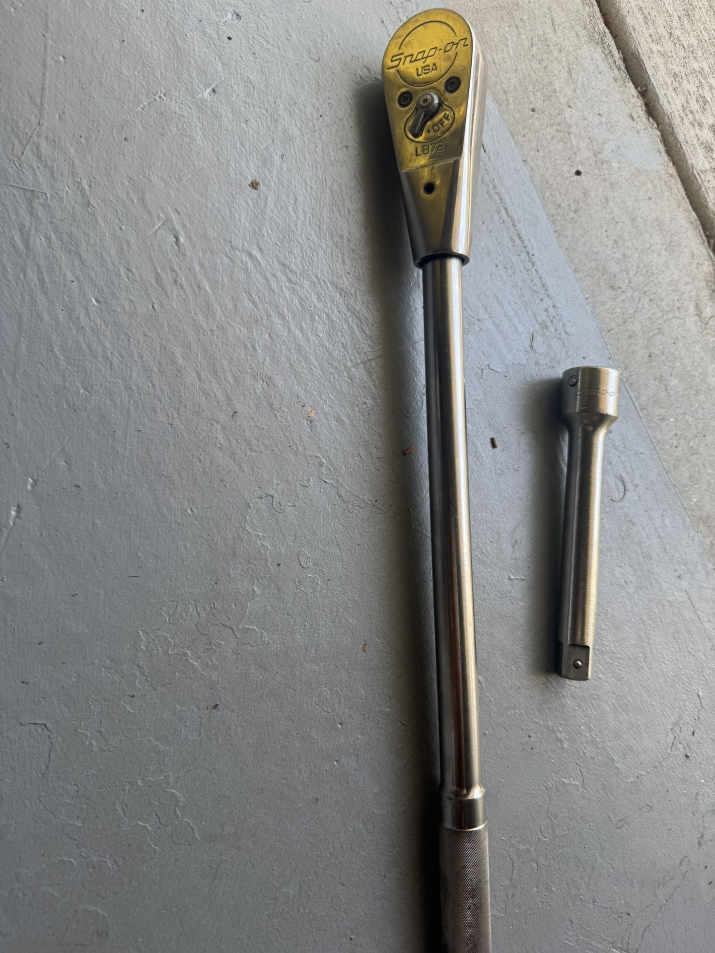 Snap-on 3/4 Ratchet + Extension