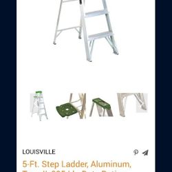 Aluminum 5 Foot Ladder