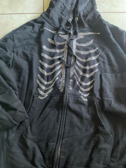 Black zip up sweater