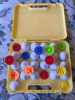 26pc ABC Matching Eggs Toy Set – Toddler Color & Letter Sorting Game