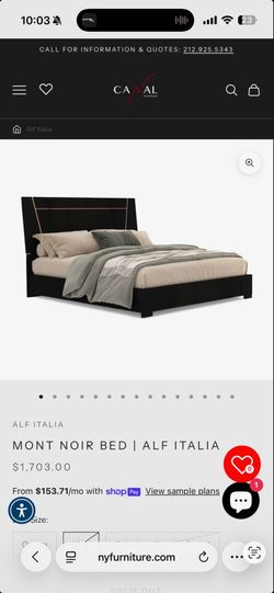 King size headboard and bed frame